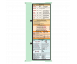 WhiteCoat Clipboard® Trifold - Mint Critical Care Edition
